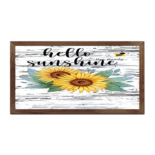 Panneau de bois vintage avec citations positives pour la maison