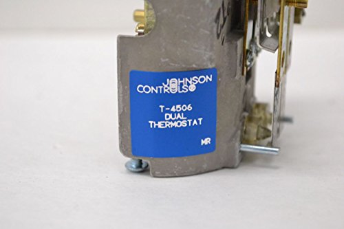 Johnson Controls T-4506-203 Dual Temperature Thermostat Without Indexing Switch, Direct Acting, Horizontal Mounting #TOP5