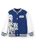 Disney Star Wars Mandalorian Trooper Baby Yoda Boys Varsity Jacket Toddler Bomber Coats Kid Fall Snap Button...