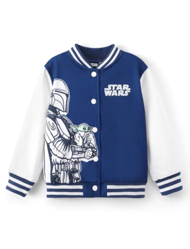 Image of Disney Marvel Bomber Jacket Spider Man Toy Story Cars Varsity Cardigan2-13Y | Officially Licensed Snap Button Coat,Fall Star Wars Graphic Cloth Top,Hulk Venom Stitch Mickey Lightning Mcqueen Kids Apparel