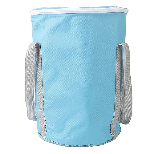 Balde de banho de imersão para os pés, bolsa de banho portátil com isolamento de 5 camadas dobrável