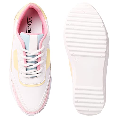 Image of Vendoz Women Casual Blue Shoes