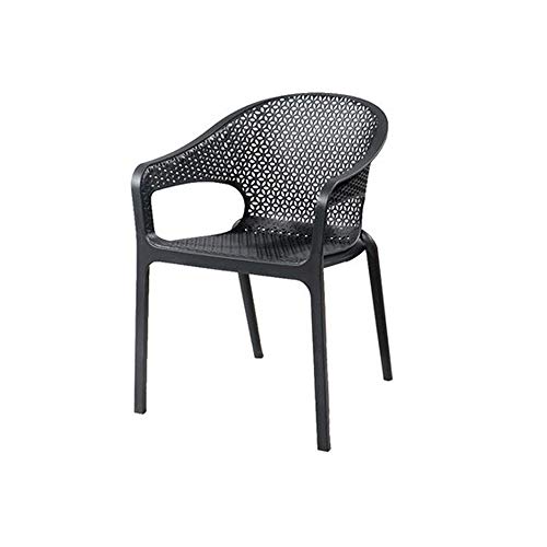 DENGSHENG SHOPS Outdoor Courtyard Tea Shop Cafe Restaurant Can Be Stacked with Glass Fiber Formaldehyde-free Hollow Plastic High-strength Load-bearing Chair