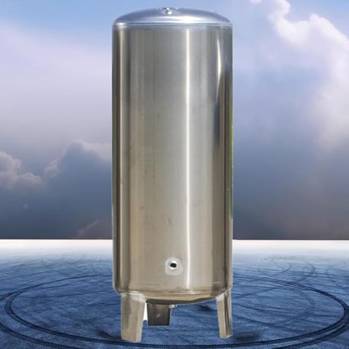 Tanque de presión de Acero Inoxidable para Pozo de 15 a 100 galones, Tanque Vertical de Almacenamiento de Agua presurizada para Bomba de Pozo y Sistema de Agua,1,42.2Gal/160L