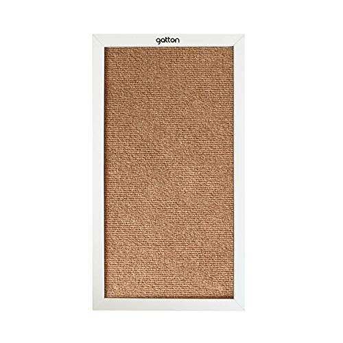 Gatton Arranhador Para Gatos Arranhador De Carpete Brinquedo Com Catnip Modelo Ronrock Branco