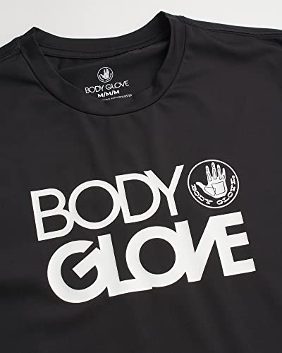 Body Glove Men's Sun Shirt - Upf 50+ Short Sleeve Quick Dry Sun Protection T-Shirt (S-Xl), Size Small, Black #TOP2