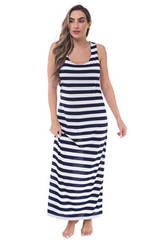Image of Just Love Racer Back Solid Tank Dress with Bungee