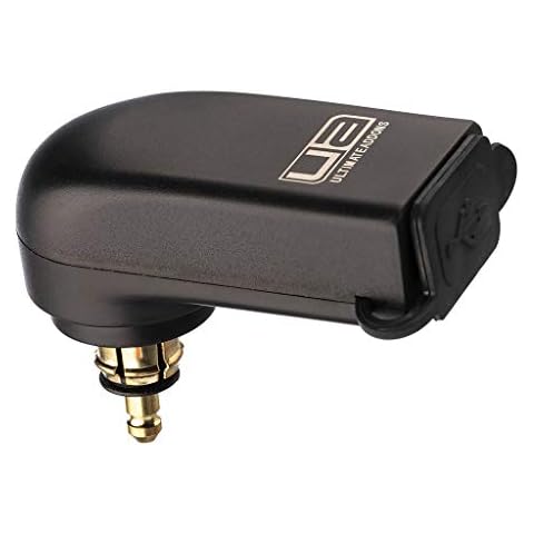 Ultimateaddons 4.8 Amp motorcycle Din Hella accessory charger with 2 USB ports Cover