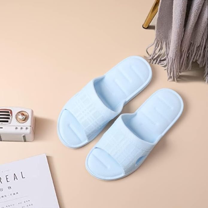Image of DRUNKEN Slippers For Women Winter Sandals Casual Flats Home Footwear Man Girls Sliders Flip Flops Chappals Ladies Clogs Sleeper Slides Stylish Ortho Soft