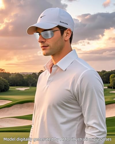 Image of JIM HALO Sport Sunglasses Men Womens TR90 Rimless for Driving Running Golf | Polarized /Non polarized,Lightweight,17g /0.6oz,Rectangle,Wrap Around,Cycling,Fishing,Outdoor Activities