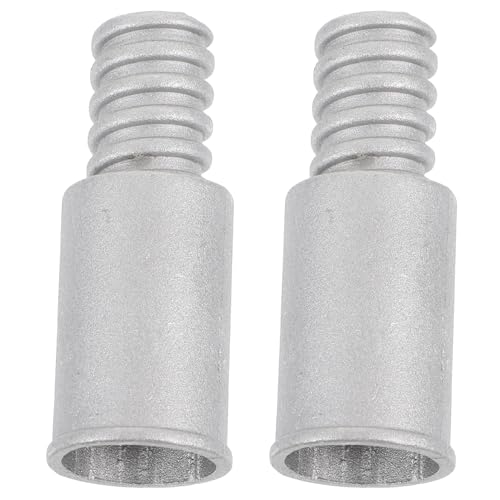 Beaupretty 2 Piezas Adaptador de Mango de Escoba de Metal para Herramientas de Limpieza del con Roscada para Mopa y Escobas Resistente y Duradera para Limpieza Áreas de Difícil