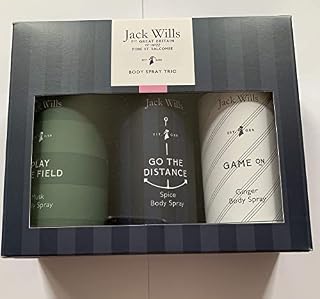 Jack Wills Mens Body Spray Trio