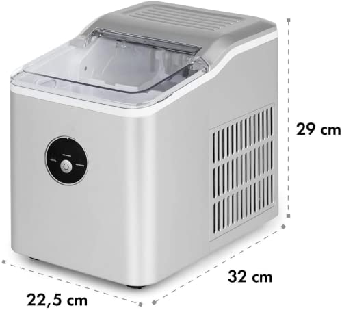 Eiswürfelmaschine Testsieger 14 kg pro Tag, 6 min Produktionszyklus, Ice Cube Maker mit 2L Wassertank u… – Bild 8