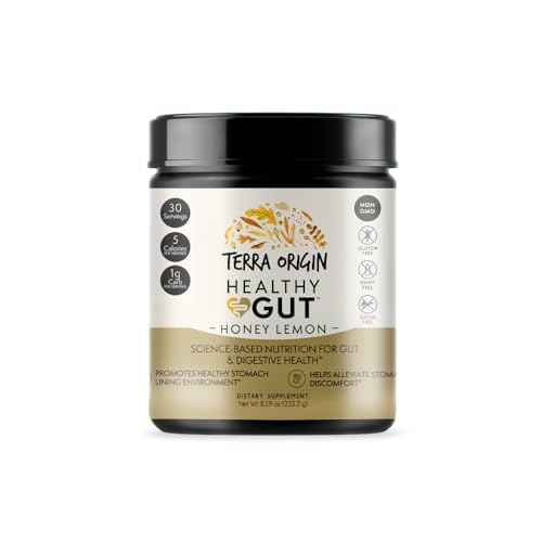 TERRA ORIGIN Healthy Gut Powder (Honey Lemon...