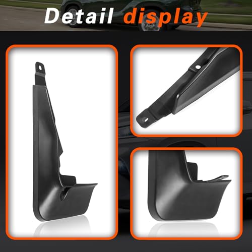 Image of 2021 Highlander Mud Flaps Mud Guards Compatible with Toyota Highlander 2021-2024 Splash Guard No Drilling Required All Weather Mudflaps(Set of 4)
