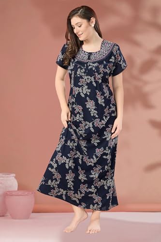Image of Soulemo Women's Alpine Blended Printed Nighty 1635