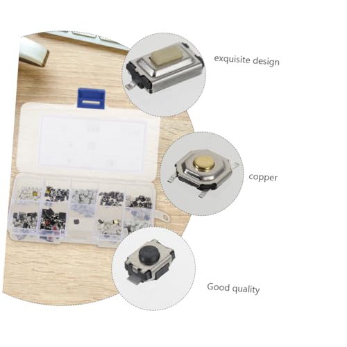 Kit de 250 botones pulsadores tactiles momentaneos para mando de coche 3