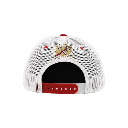 Image of ZHATS NHL Unisex-Adult NHL Officially Licensed Adjustable Snapback Hat Dakota Icon Team Color