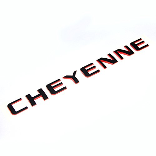 Sponsored Ad - Yoaoo 1x OEM Cheyenne Redline Nameplate Emblem Badge 3D Letter Compatible with Original Red Line