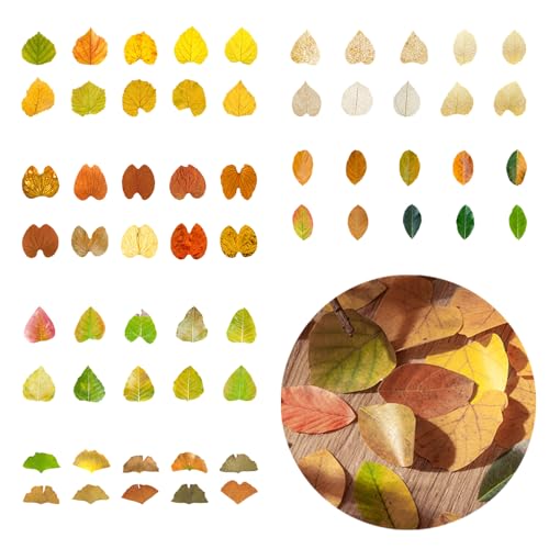 Cinta Washi de hojas de otoño adhesiva decorativa para diarios manualidades y álbumes de recortes