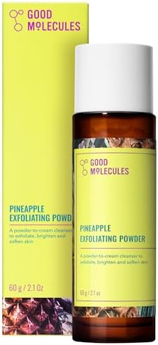 Good Molecules Pineapple Exfoliating Powder, Face Exfoliator, 2.1 oz