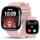 Smart Watch for Women, 1.72" Super Retina HD Display, Fitness Watch with with Sleep Stress, 24/7 Heart Rate HRV Spo2 Monitor, 135 Sports Modes Fitness Tracker, Waterproof Square Watch for Android iOS
