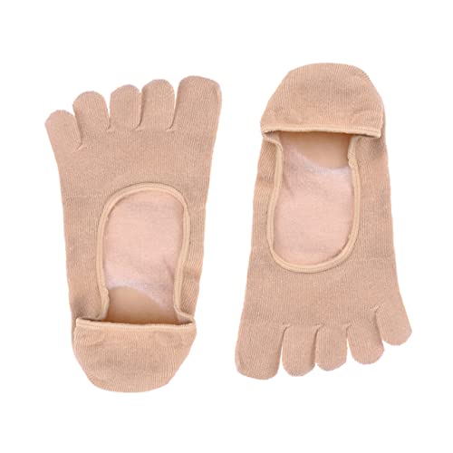 FOMIYES Moisturizing Socks Toe Covers for Women Cushioned Prevention Socks Silicone Foot Pad