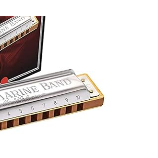 Hohner 1896BL de l’harmonica marine band, clé de D - Les Beatles, Paul McCartney, John Lennon, RIngo Starr, George Harrison Hohner 1896BL de l'harmonica marine band, clé de D – Image 3