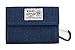Rough Enough Fancy Vintage Fashion Stylish Outdoor Portable Large Capacity Urban Trifold Canvas Wallet Cash Bag Coins Purse Credit Cards Holder Organizer Pocket with Zipper for Kid Boy Men Student