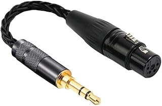 waveman 4 pin xlr to 3.5mm balanced cable 4 pin xlr female to 3.5mm male adapter (4 pin XLR to 3.5mm male)