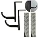 Akak Store 2 Pcs Black Headphone Headset Hanger Monitor Stand Holder Headset Stick-on Hook for Home and Office