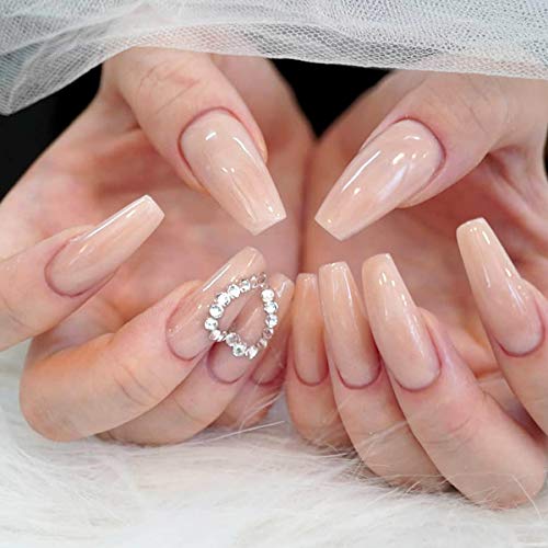 Set de 200 Uñas Postizas Acrílicas Ballerina Largas miniatura 7