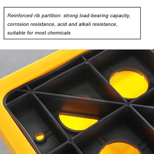 Plateau de grille de capacité empilable en plastique résistant