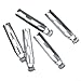 5pcs Metal Jig Saw Guide Wheel for 55 Reciprocating Rod, Silver Replacement Roller Power Tool Accessories