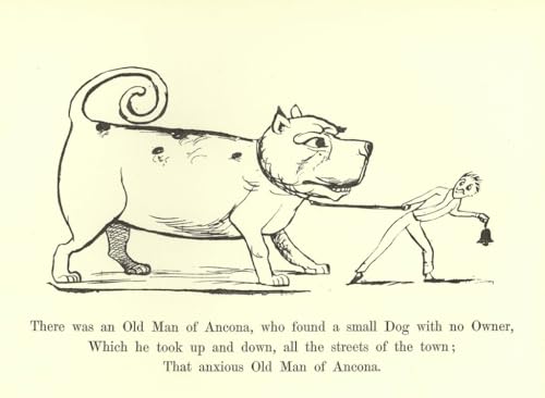 Tableau Toile Décoration Murale Affiche Art Edward Lear Chien 60x90