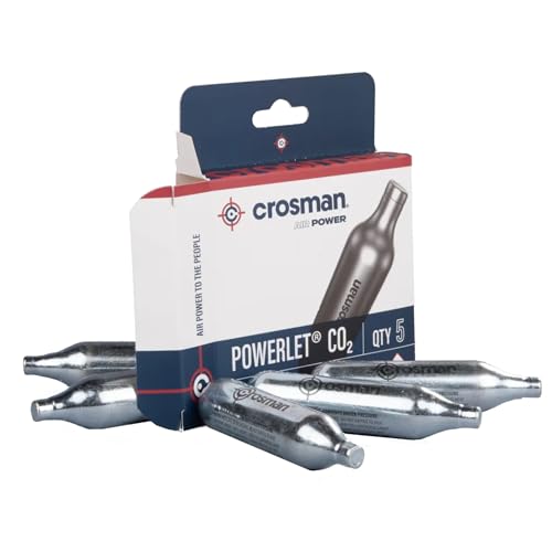 Crosman 5-Count CO2 Cartridges For Air Rifles And Air Pistols