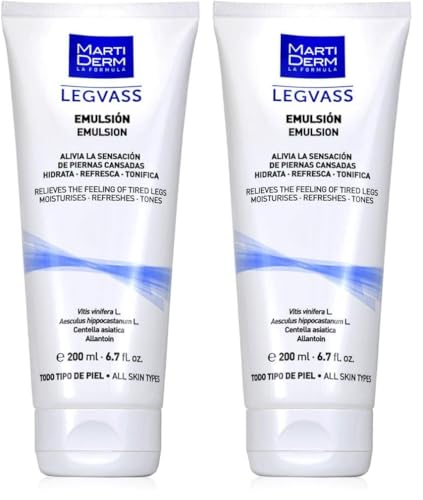 Martiderm Legvass Emulsión 200ML (Paquete de 2)