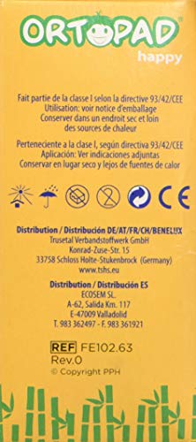 Parche Ocular Ortopad Happy Junior 20U, multi-coloured, 20 count (Pack of 1) - Image 3