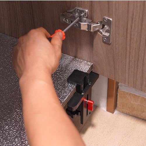 Gabarit d'installation pour charnières en aluminium robuste pour menuiserie de précision
