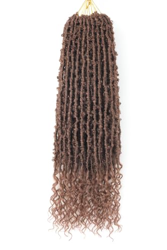 Aipin Butterfly Goddess Locs Crochet Curly Hair, 24 Inch, 30#