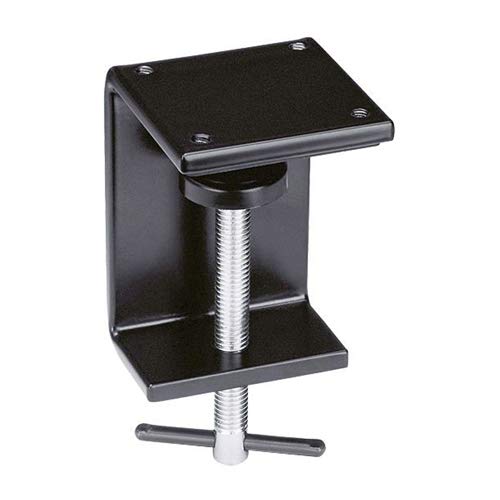 Waldmann 190007019-00014904 Tischklemme für Lupenleuchte, 0-65mm, Schwarz Cover