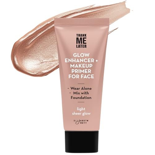 Elizabeth Mott Thank Me Later Face Primer - Mattifying Makeup Base Primer for Smooth Skin - Pore Minimizer, Helps Smooth Fine Lines - Long-Lasting, Lightweight, Leaping Bunny Certified, 30g
