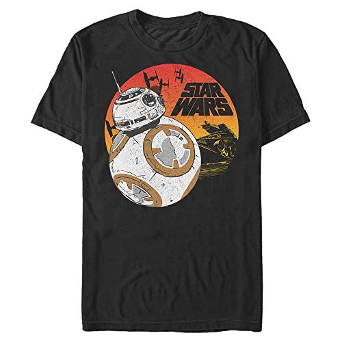 T-shirt Star Wars noir 3XL homme coupe ample et tissu enroulable pratique