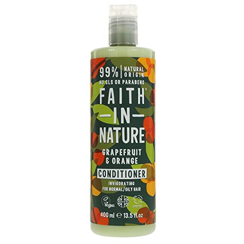 Faith in Nature Grapefruit&Orange Conditioner 400ml X 3 (Pack of 3)