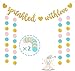 Faisichocalato Sprinkled with Love Banners, Baby Sprinkle Decorations, Sprinkle Themed Baby Shower Party Supplies, Gender Reveal Glitter Pink Blue Second Baby Shower Decor,Baby Diaper Party Backdrop