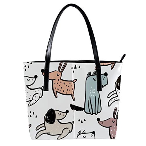 Sac fourre-tout motif chien coloré pour célébrer votre passion des animaux au quotidien