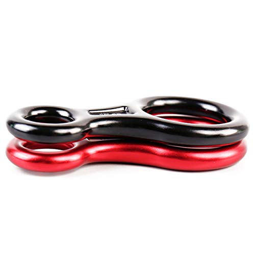 image for Azarxis Climbing Rescue Figure 8 Descender Rigging Plate Heavy Duty & 