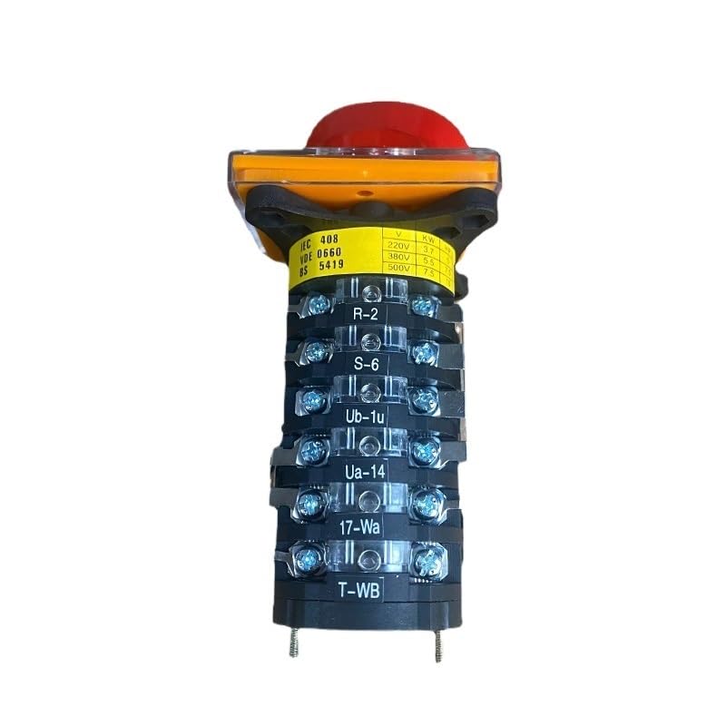 Milling Machine Accessory 20A 6 Poles 8 Position Control Motor Speed Changeover Rotary Cam Switch