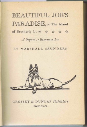 Beautiful Joe's paradise;: Or, The island of br... B00089UYOK Book Cover