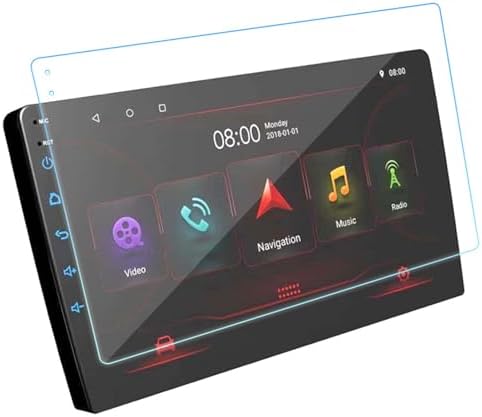 tempered screen protector anti fingerprint for android 9 inch protection anti glare clear navigation compatible car large screen